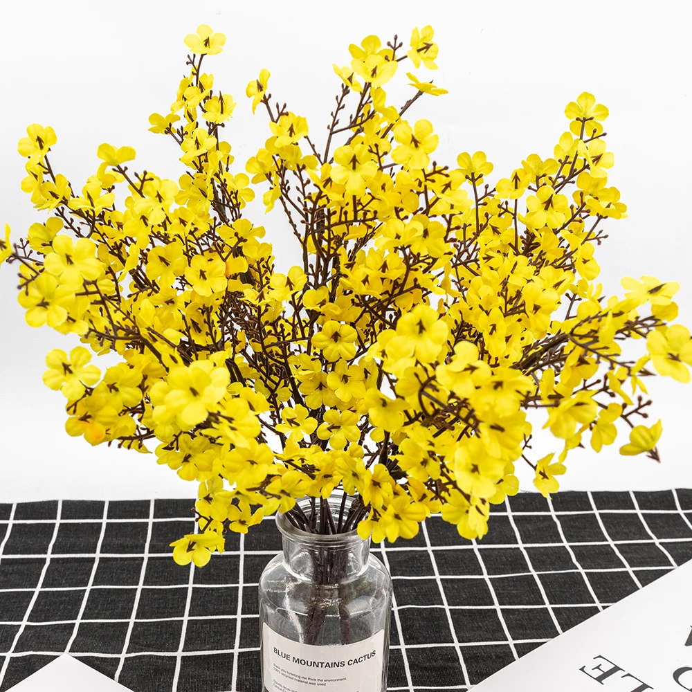 Искусственный цветок вишни детский букет Гипсофилы искусственный сделай сам