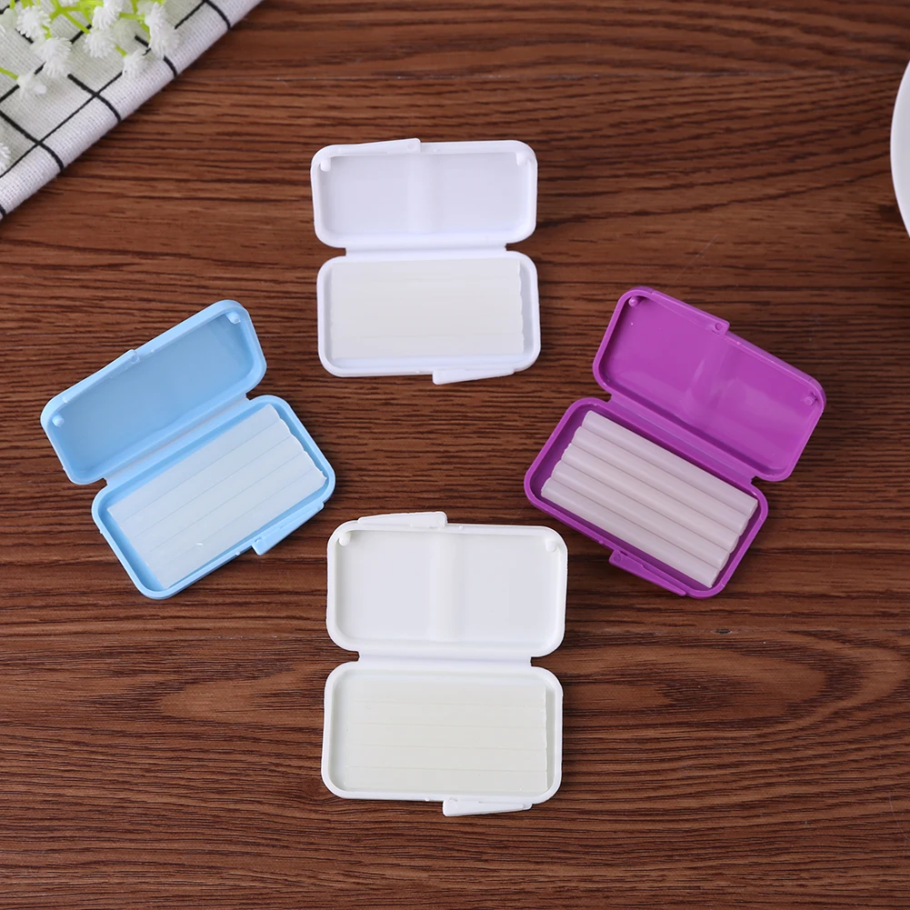 5pcs/Pack Gum Irritation Ortho Oral Hygiene Tool Dental Orthodontics Wax Scent Braces Teeth for teeth clean props | Красота и