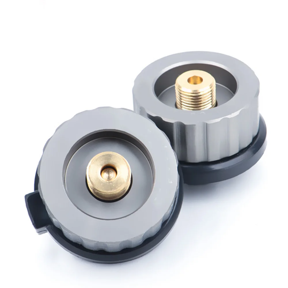 

Outdoor Stove Connector Burn Adaptor Split Type Furnace Converter Auto-off Gas Cartridge Tank Cylinder Adapter Camping Tool