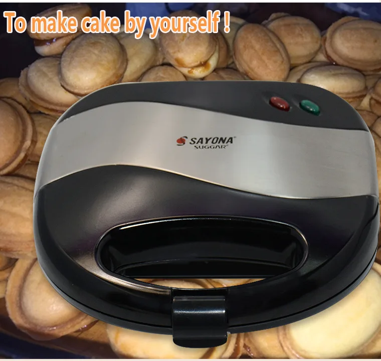 Электрическая мини-пирожная Бытовая Автоматическая вафельная блины