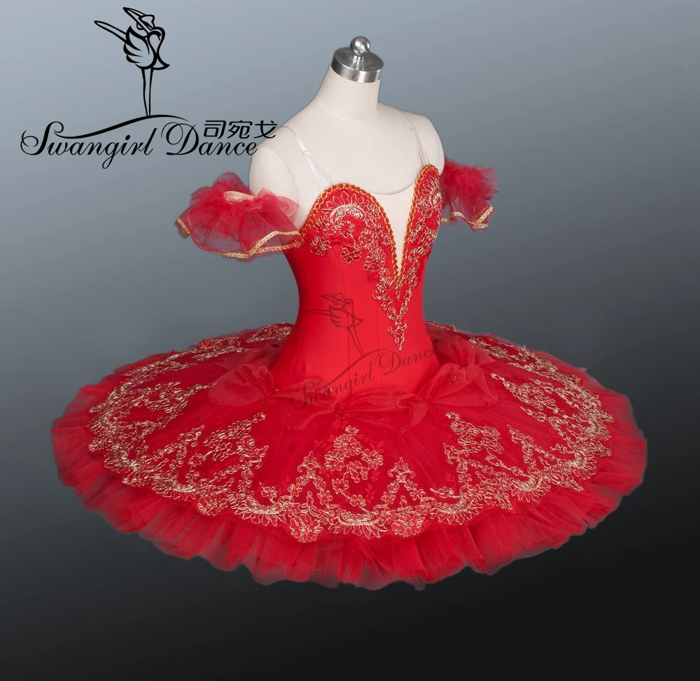 Высококачественная красная пачка для взрослых балетная девочек