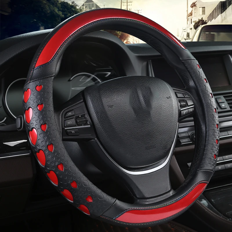 DUKEAUTO автомобильный accerroey оплетка из микроволокна кожа 36 42 см подходит для
