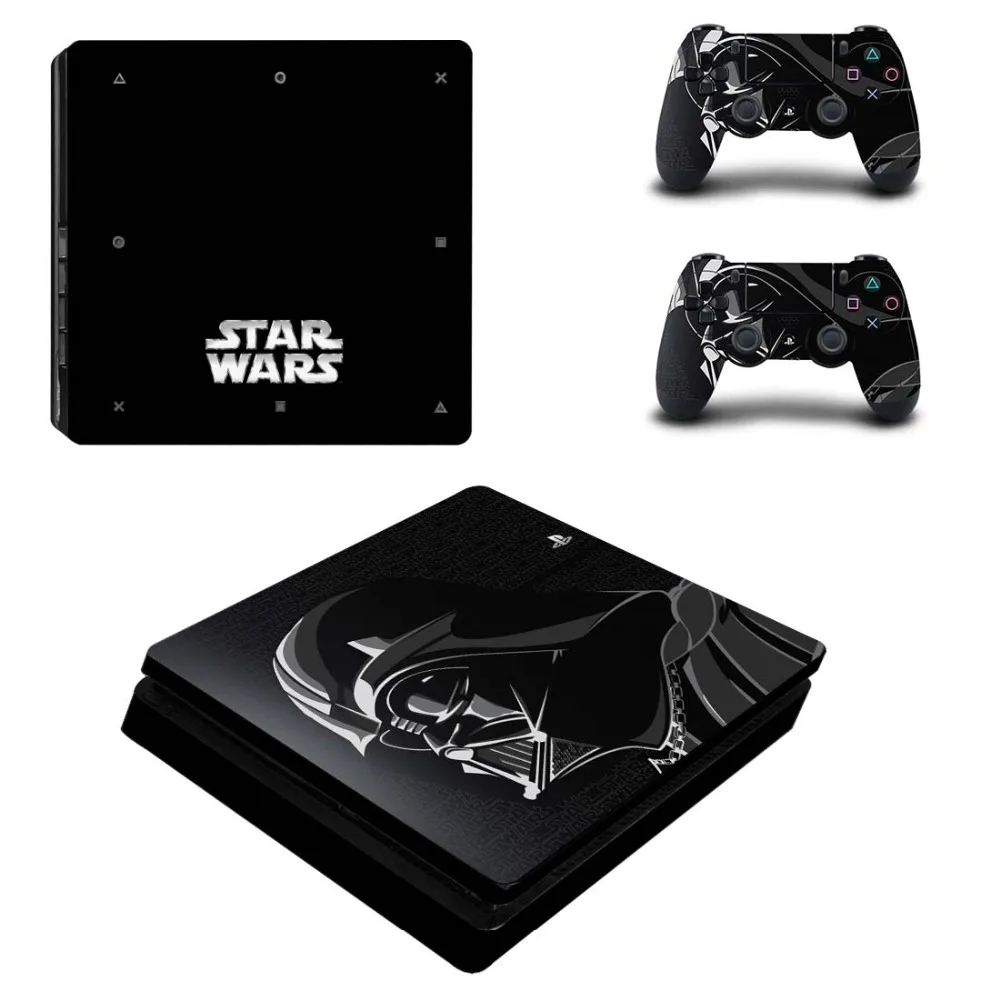 Star Wars полное покрытие лицевые панели PS4 тонкая кожа Виниловая наклейка, стикер для консоли Playstation 4 и контроллеров PS4 тонкий стикер кожи
