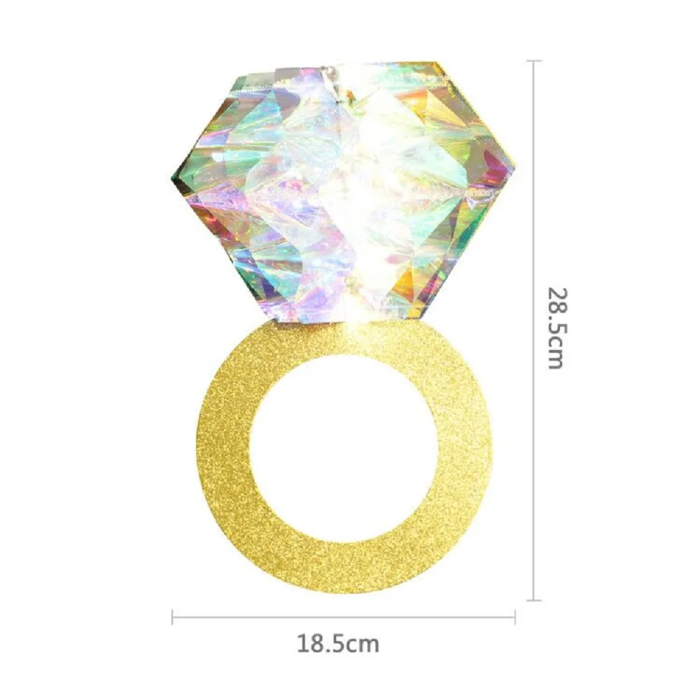 

1pcs Neon Honeycomb Diamond Ring Hanging Honeycomb Paper Flowers Ball For DIY Wedding Engagement Party Decoration