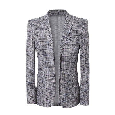 Мужской деловой костюм на каждый день Тонкий свадьбу английский стиль