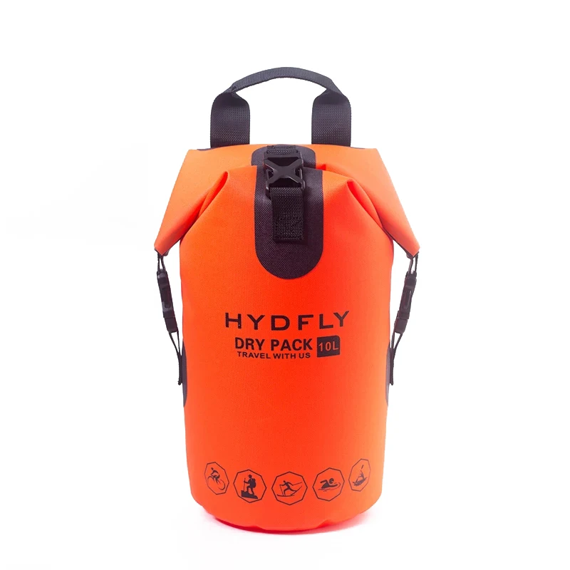 10L Hydfly Sport Sealed Waterproof Dry Swimming Sea Beach Bag Pouch Drybag For Watersport Water Proof Pool Swim Bag