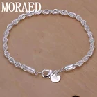 Браслет-цепочка из серебра 925 пробы, 4 мм