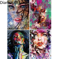 diamosaic 5d diy rhinestone diamond painting full round drill picture beauty paint by numbers cross stitch kit embroidery mosaic