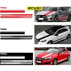 5 шт., длинные виниловые наклейки на боковые двери автомобиля