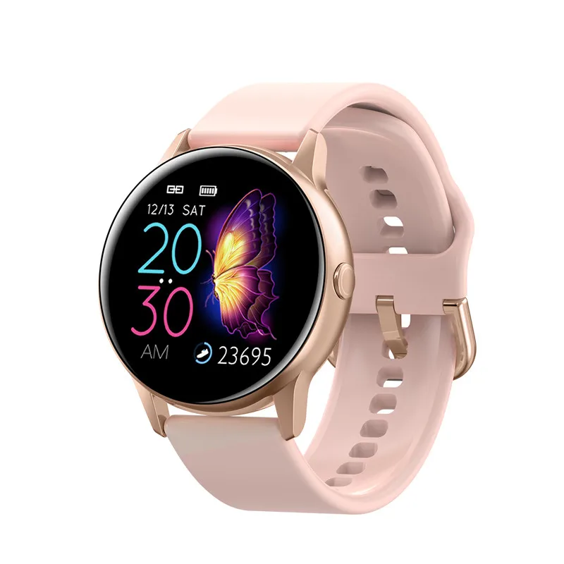 silica pink DT88 умные часы IP68 Водонепроницаемые носимые устройства монитор сердечного ритма цветной дисплей спортивные умные часы для Android IOS длительное время ожидания - Цвет: silica pink