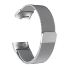 Совместим с Fitbit Charge 34, браслеты для женщин и мужчин, сетчатая Магнитная металлическая сменная лента из нержавеющей стали L 190 мм M 220 мм