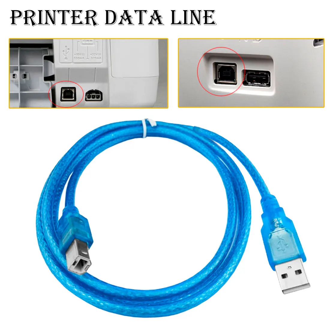 Кабель для принтера Centechia High Speed23cm USB 2 0 Тип A штекер B двойное защитное покрытие