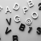 Холодильник Стикеры Доска сообщения на магните на холодильник буквы алфавита черный, белый цвет Nordic украшения дома интересные творческие