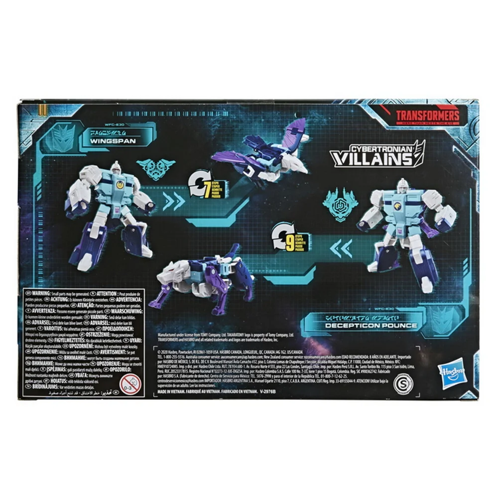 

Hasbro Transformers Decepticon Pounce Model Toys War for Cybertron Earthrise Limited Set Wingspan Action Anime Figure Model