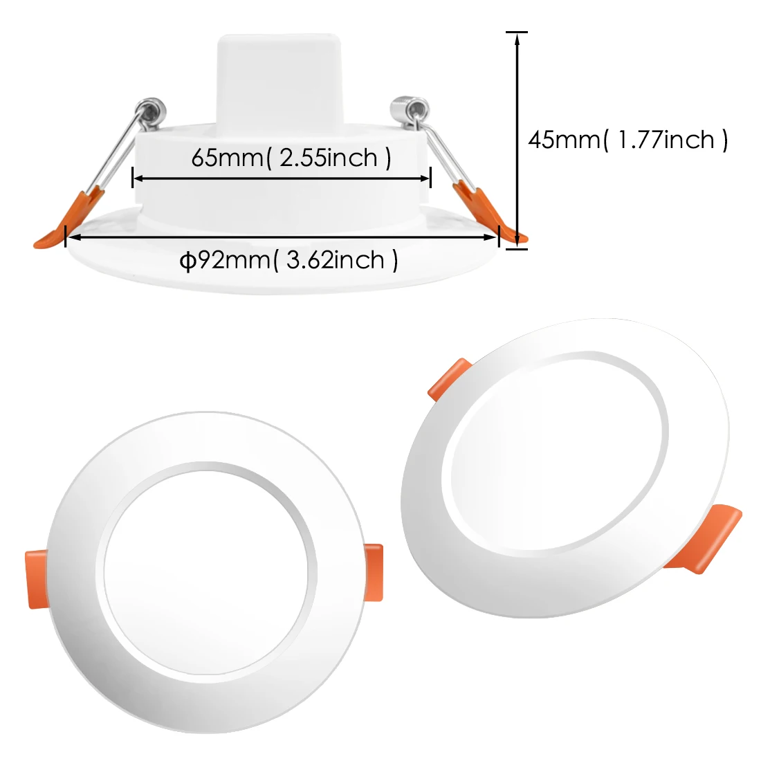 Lámpara LED de techo redonda para interiores, luminaria de iluminación inteligente, regulable por Control remoto, RGB, 110V, 220V