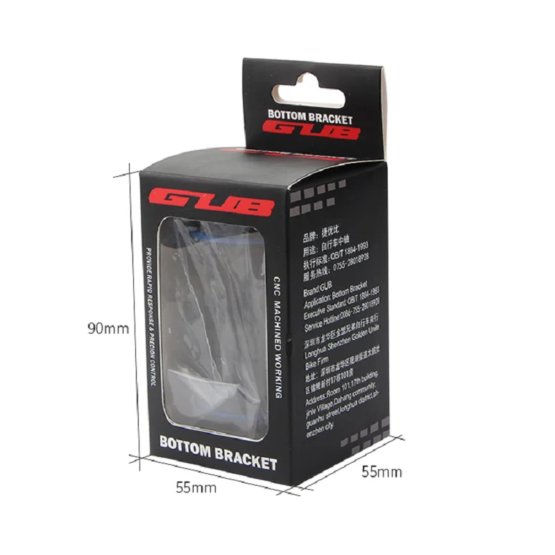 GUB интегрированный велосипедный Нижний Кронштейн велосипедная Ось 68 73 мм горный