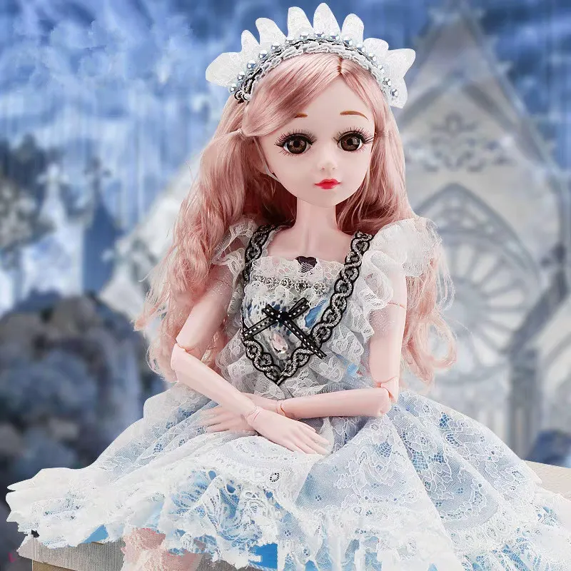 Toy doll 19 BJD кукла 1/3 коричневые глаза с BJD одежда обувь 60 см Кукла девочка подарок игрушки ручной работы силиконовая кукла реборн модная игрушка для детей - Цвет: Toy doll 19