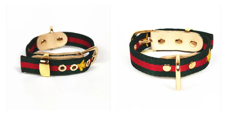 

Dog Pet Collar Leash 2 Sets Bow Teddy Collar Dog Walking Rope Chain For Small Medium Pet Collars Suit Leash Set new