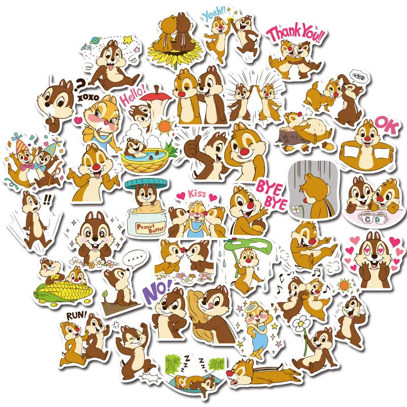 

Водостойкие наклейки Chip 'N' Dale для чашек