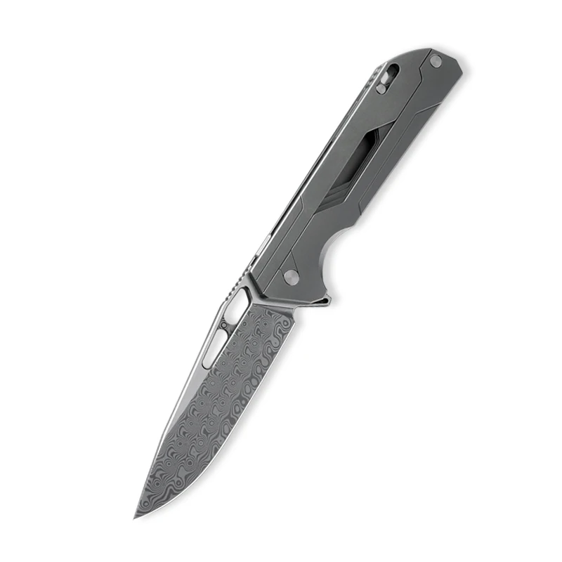 

M390 powder steel folding knife high hardness Swiss powder titanium alloy EDC