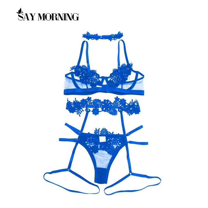 Комплект женского нижнего белья SAY MORNING бюстгальтер пуш ап Трусы стринги с
