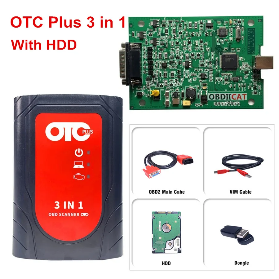 Новейший Высококачественный Сканер OTC Plus 3 в 1 GTS TIS3 для Toyota V14.30.023|Кабели и