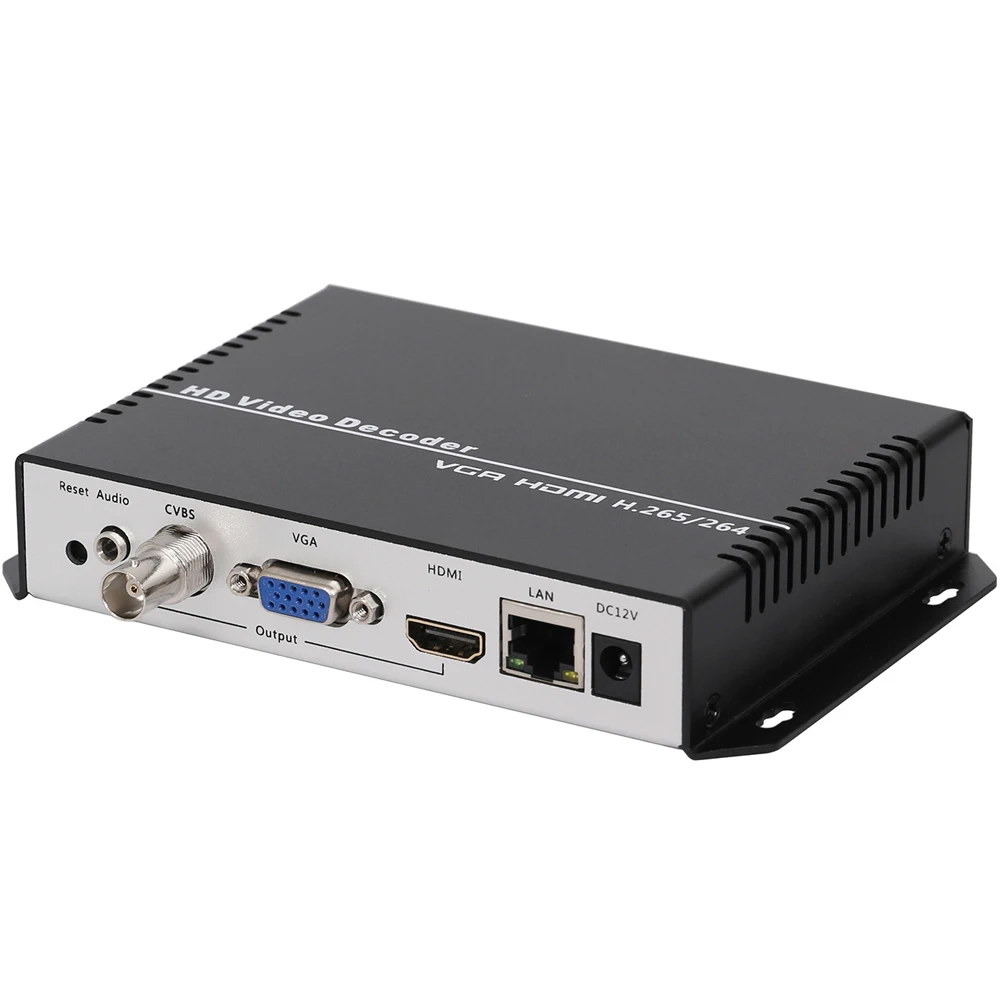 UHD 4K H.265 H.264 HDMI VGA CVBS декодер HD SD видео IP потоковый SRT RTSP RTMP UDP HLS к приемник|Теле- и