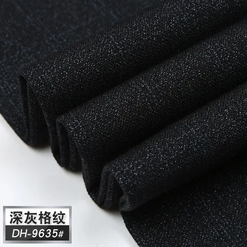 9635 dark grey Высококачественные модные утепленные мужские брюки классические деловые повседневные Прямые брюки свободный костюм брюки с высокой талией мужские брюки - Цвет: 9635 dark grey