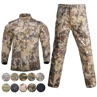 camouflage tactical uniform outdoor airsoft paintball training combat military uniforms hunting suit bdu jacket pant set