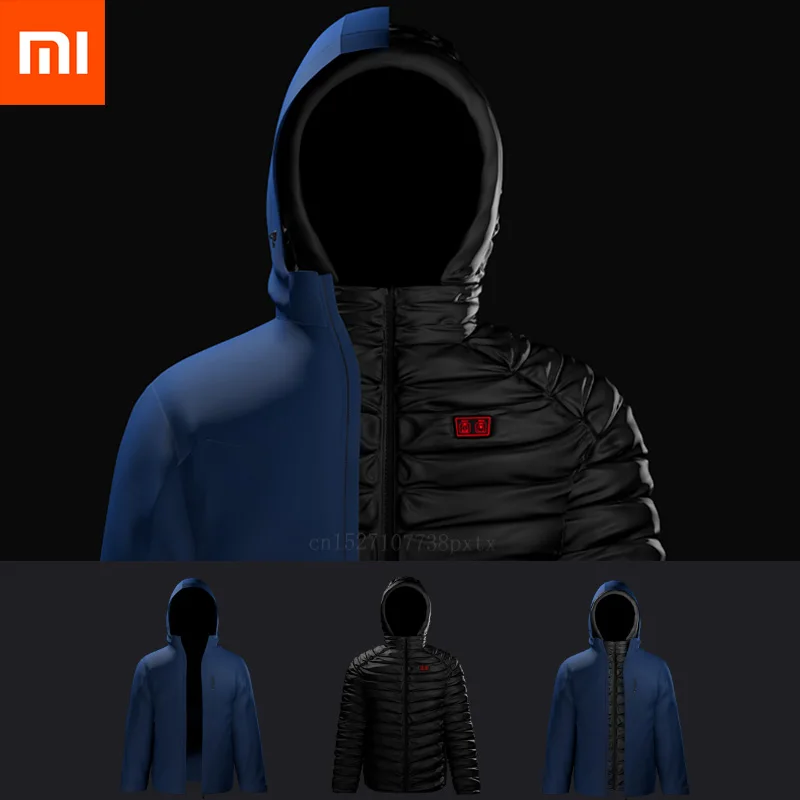 Умный пуховик Xiaomi Mijia Cottonsmith с мультизональным подогревом три в одном может решить 120 градусов ниже нуля