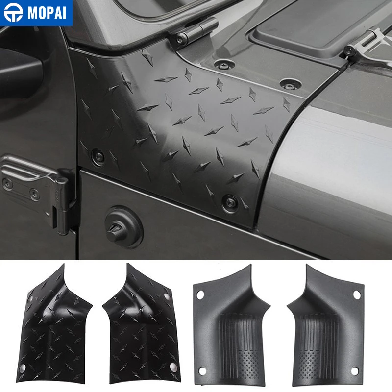 

MOPAI Engine Cover Car Stickers for Jeep Gladiator JT 2018+ Car Hood Angle Wrap Covers Accessories for Jeep Wrangler JL 2018+