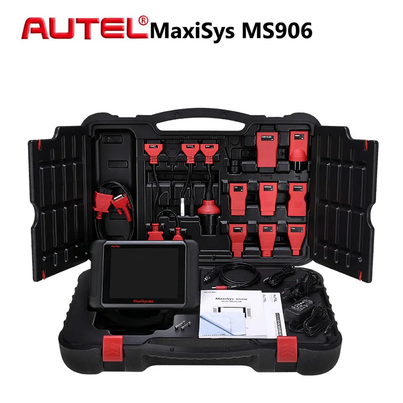Autel MaxiSys MS906 все системы диагностический инструмент автомобильный OBDI OBDII сканер автомобильный OBD 2 сканирующие инструменты анализатор двигателя активный тест диагностический сканер