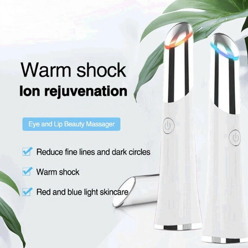 Электрический вибрирующий массажер для глаз с подогревом Соник снижение темные