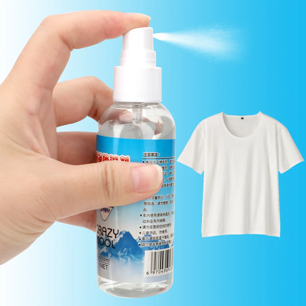 LEEPEE быстро охлаждающий агент 100 мл Арома одежда для автомобиля ледяной спрей