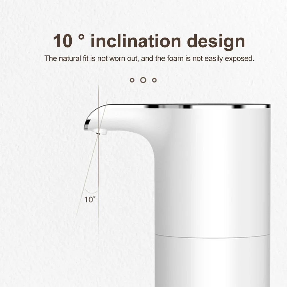 

Multifunctional Office Touchless Kitchen Sink Rechargeable Automatic Soap Dispenser USB For Bathroom Home With Adjustable Volume