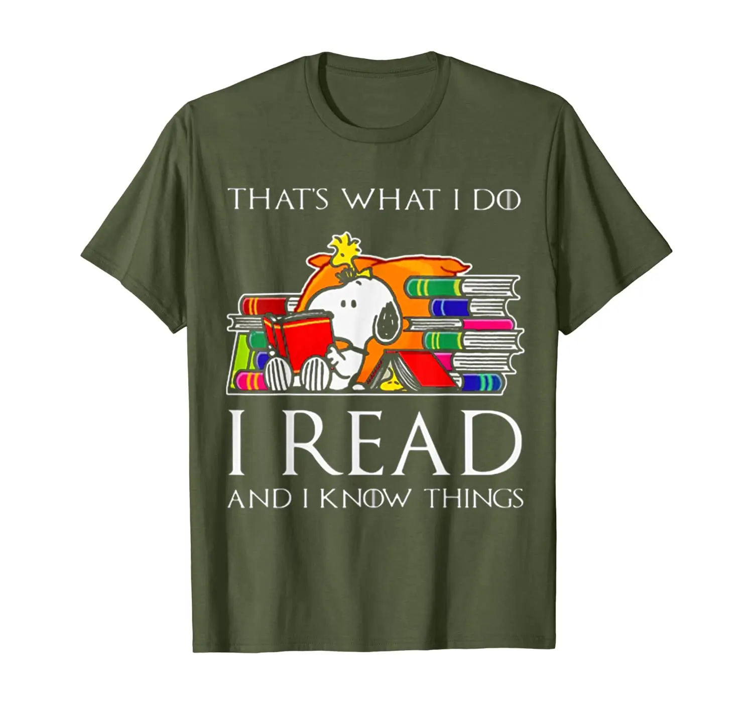 

Это то, что я читаю, и я знаю вещи, футболка