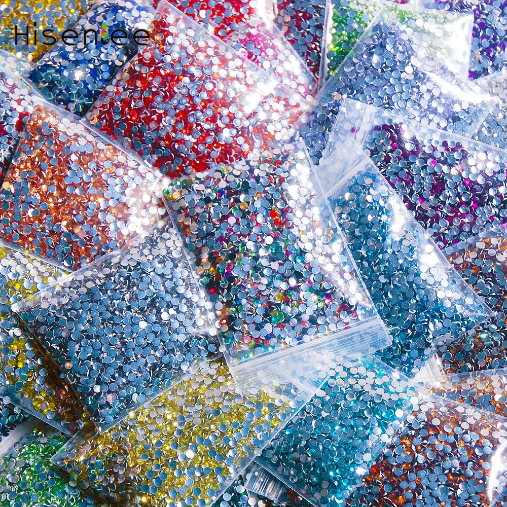 Высокое качество Горячая Распродажа Модные 2 мм 1000 шт многоцветные плоские