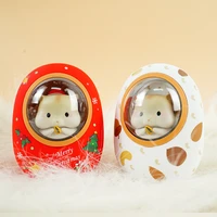 butter cat hamster space capsule hand warmer rechargeable usb breathing light 2d animation portable power bank 4 gears