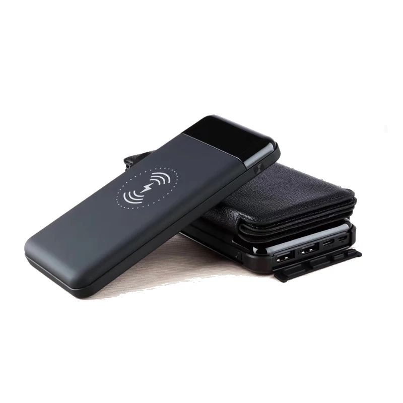 Съемное складное Беспроводное зарядное устройство на солнечной батарее уличное