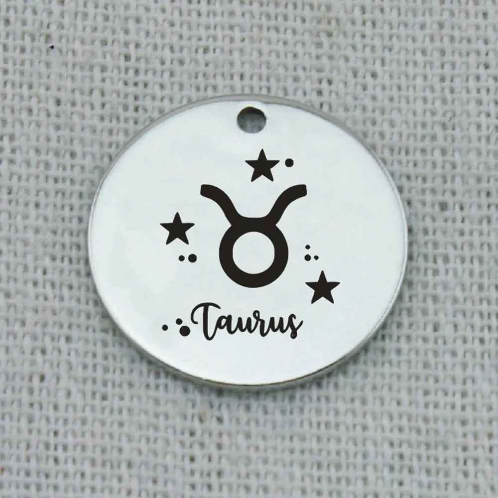Ювелирные изделия для ожерелья телец цепочка с созвездиями зодиака брелок