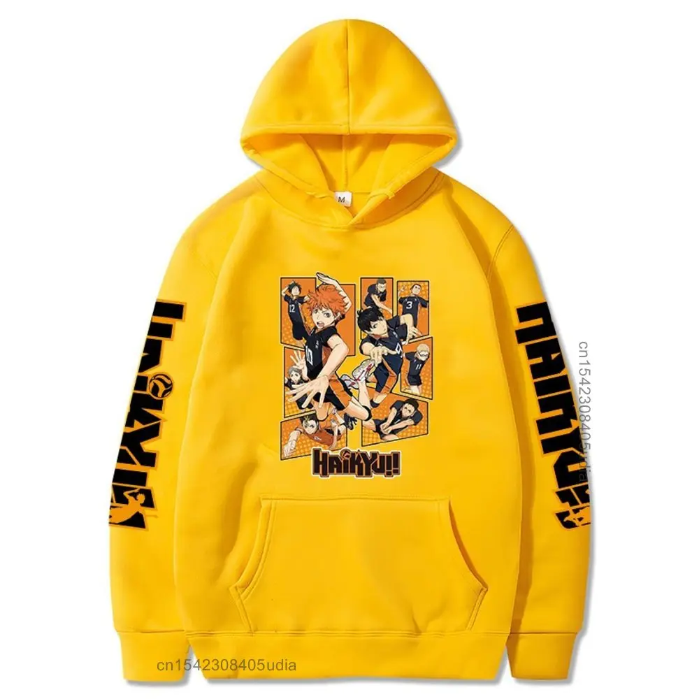 

Толстовки с капюшоном с рисунком Аниме Haikyuu, уличная одежда для женщин и мужчин, унисекс, толстовки с капюшоном из искусственного аниме, мужские толстовки