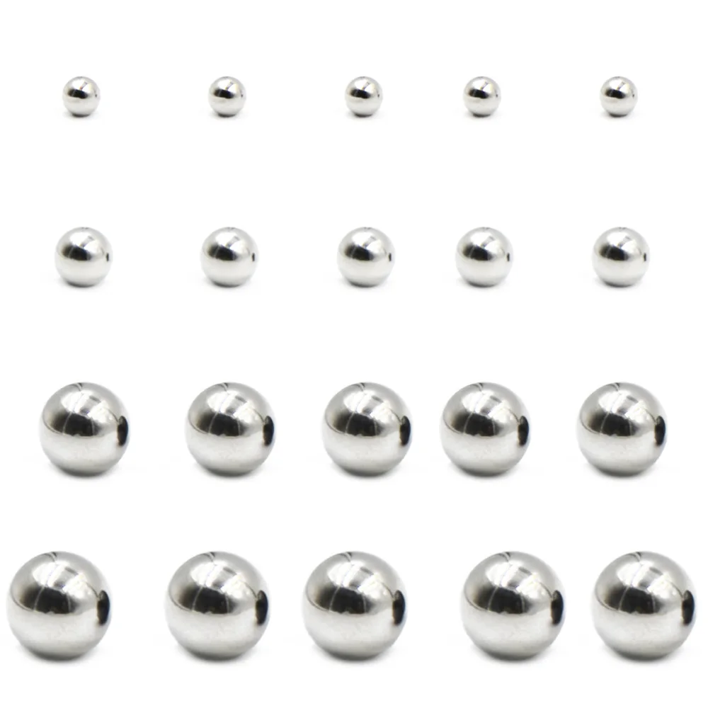 20 шт. Нержавеющая сталь круглый шар замена из бисера набор для бровей языка носа