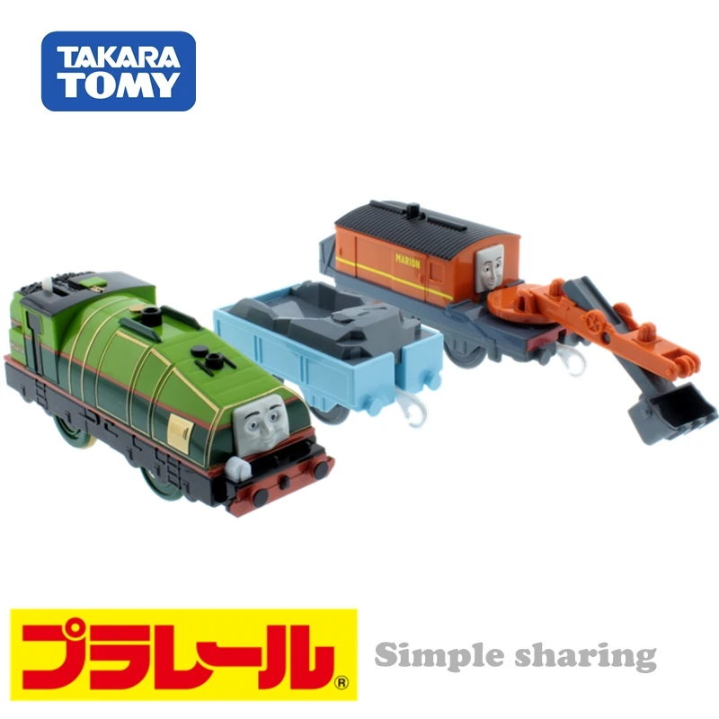 Takara TOMY tomica TRACKMASTER TS 18 marion моторизованный поезд модель комплект литые миниатюрные