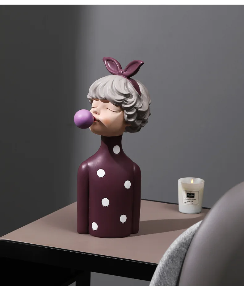 Скандинавские милые пузырьки для девочек декоративные полимерные креативные