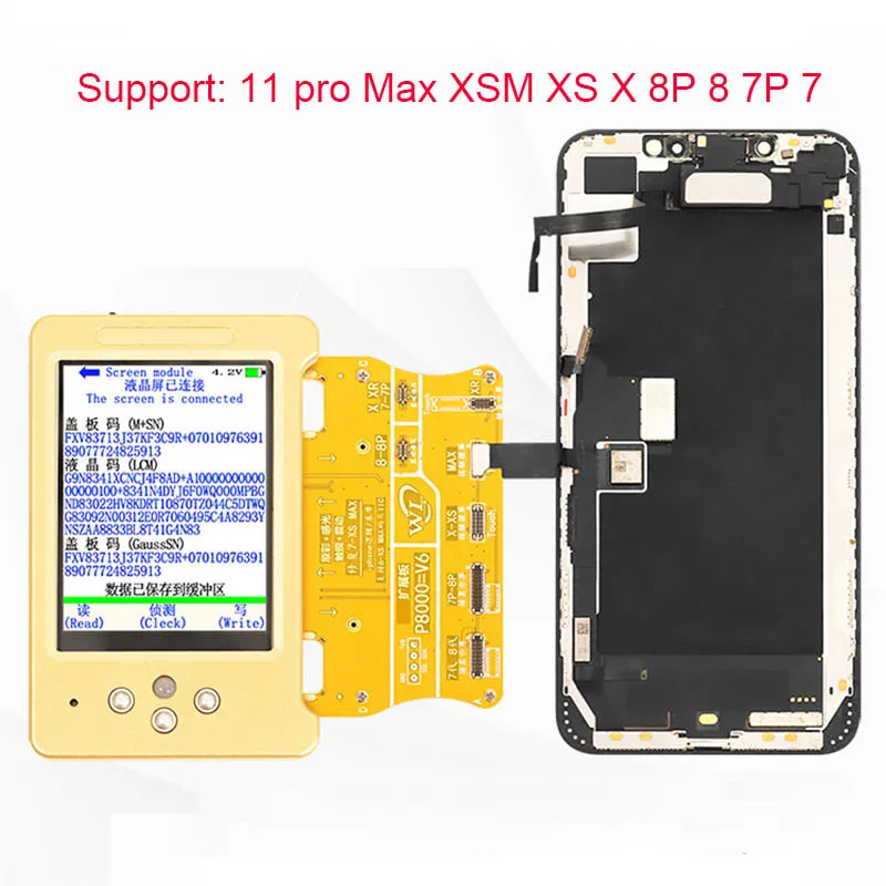 Многофункциональный тестер WL V11 для iphone 11 pro max XR XSMAX XS X 8P 8 7 arphone/Touch/Battery