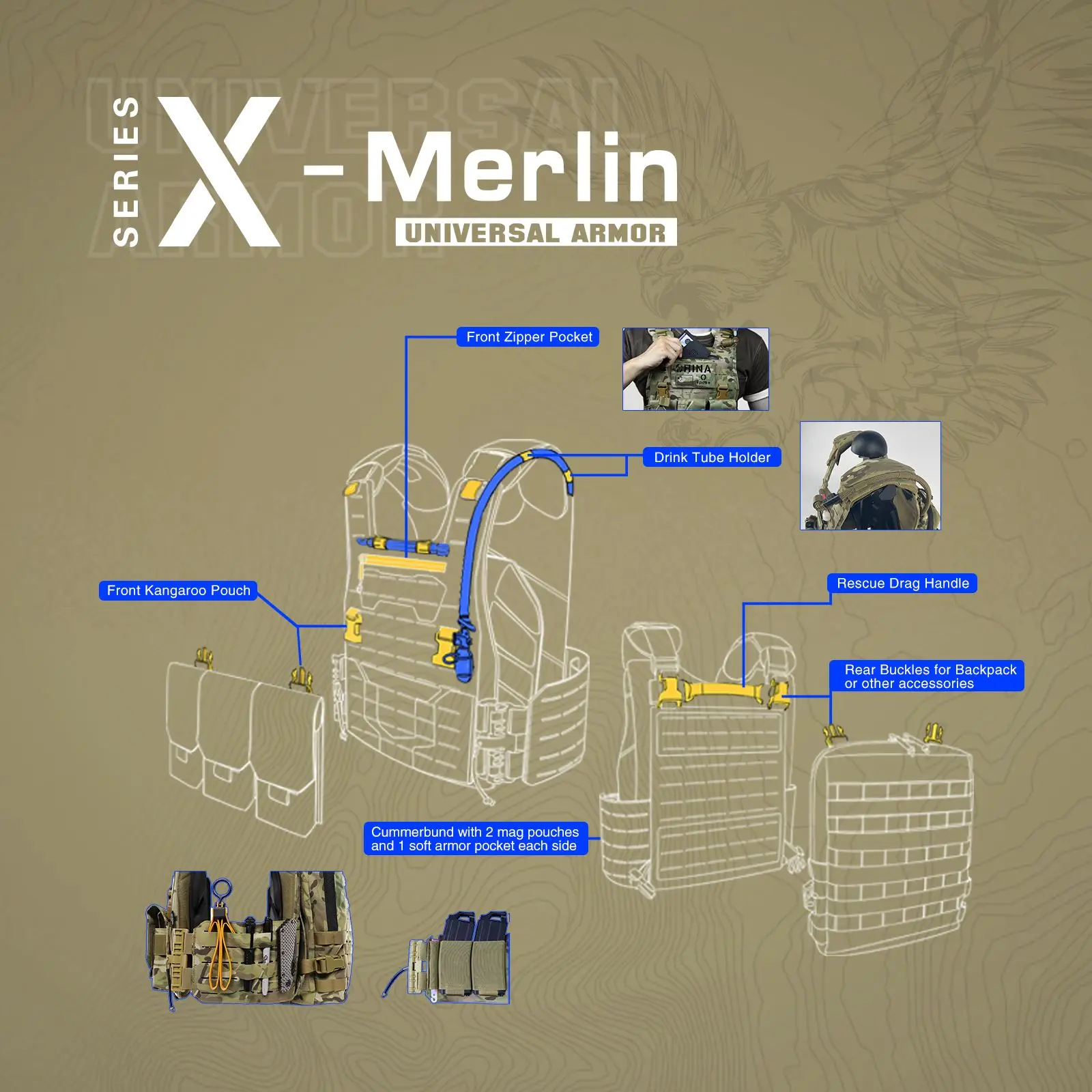 Универсальный Тактический Альянс U.T.A X Merlin для лазерной резки тарелок