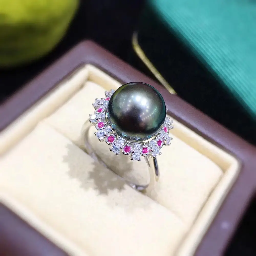 

Новинка, великолепные регулируемые серебряные кольца на палец, комплектующие для ювелирных изделий, аксессуары для жемчуга