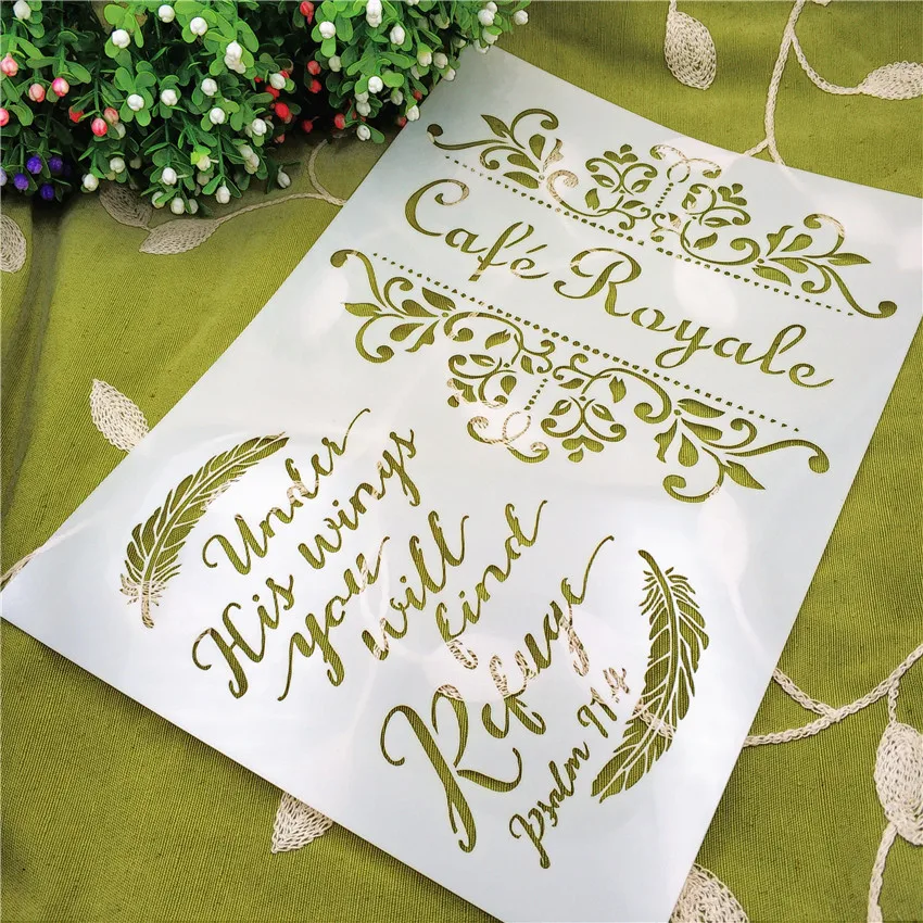 

Трафареты для спрея, пластиковые, 21*29,5 см