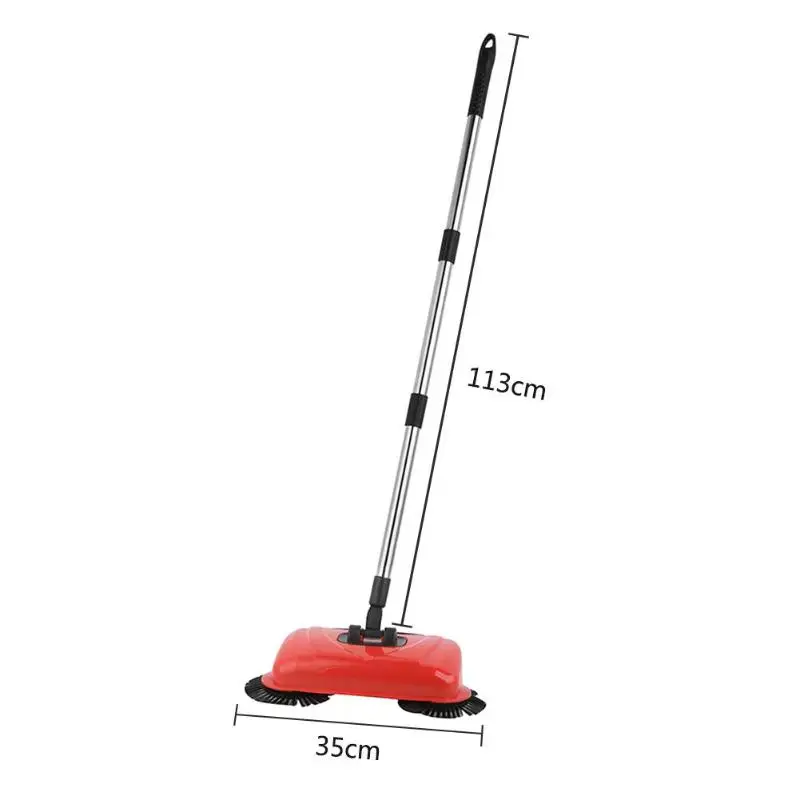 Метла из нержавеющей стали подметальная машина Push Type волшебная ручка для совка