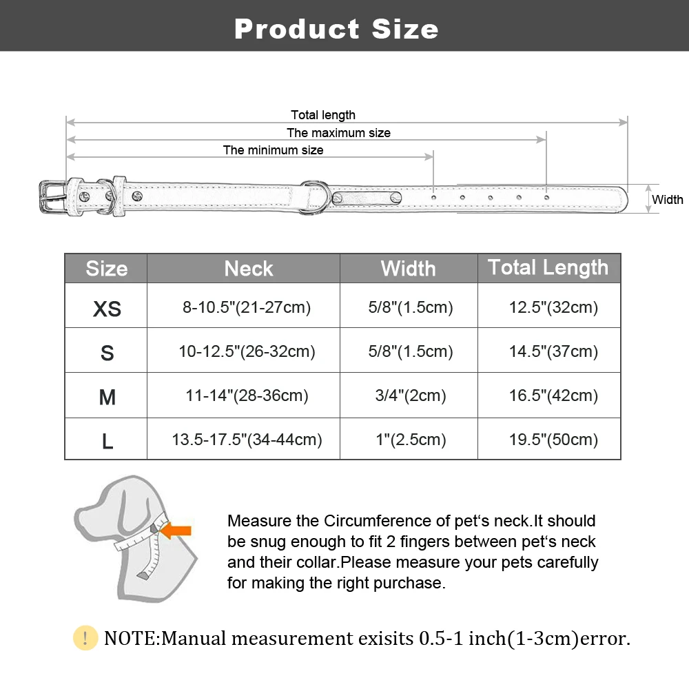 Персонализированный ошейник для собак с гравировкой на заказ кожаный щенков